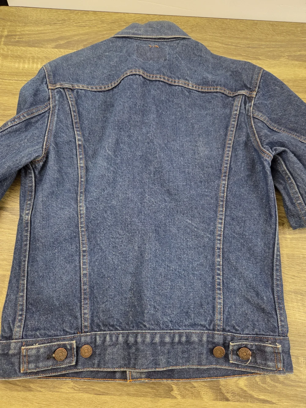 Vintage Levi's Type 3 Mens Size 36 Denim Trucker Jacket Blue 70506-0217 USA Made - Picture 7 of 9